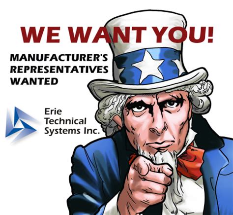 manufacturing reps wanted
